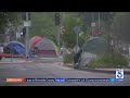 Homeless encampments growing next to Beverly Hills