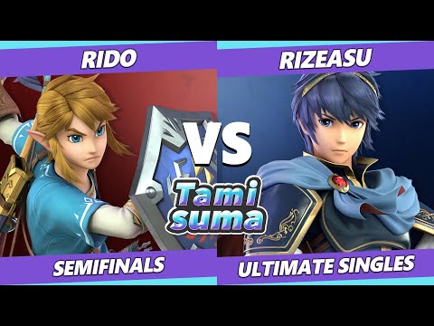 TAMISUMA 232 Semifinals - Rido (Link) Vs. Rizeasu (Marth) SSBU Smash Ultimate
