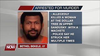 Man charged with murder for allegedly killing a woman with a machete