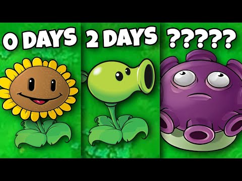 Which Plant Survives the LONGEST!? (Plants vs Zombies)