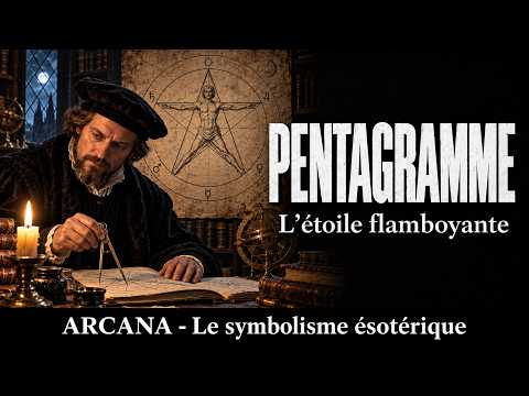 Pentagramme : l'étoile flamboyante - Symbolisme ésotérique