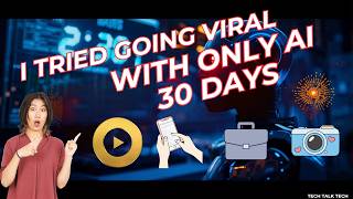 I Tried Going Viral Using Only AI Content What Happened!