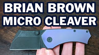 Urban EDC Brian Brown Dutchman - Small Details Overview - Titanium Frame Lock Pocket Knife