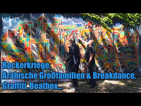 Rockerkriege, Arabische Großfamilien & Breakdance, Graffiti, Beatbox | BEE LOW beim Kiez Spaziergang