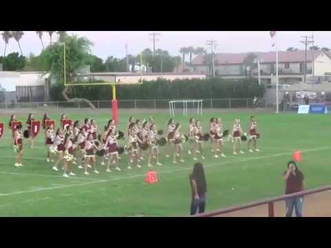 Calexico Varsity Cheerleaders Pre-game Performance