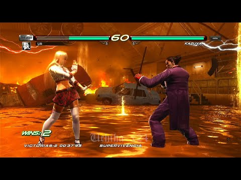 9_2 Lili Rochefrot Vs Kazuya Mishima - Tekken 6 ( Uchiha x24 ) JK PS3