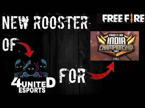 NEW ROOSTER OF 4UNITED ESPORTS FOR FFIC😁😁/GARENA FREE FIRE