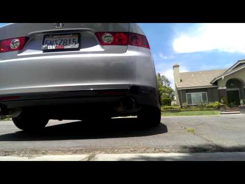 Acura TSX with A'PEXI WS2 cat-back.
