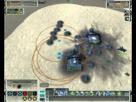 Supcom FA. Classic TA map. Full Moon vs Napalm.