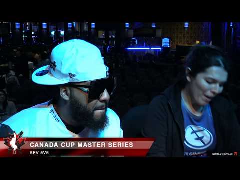 GHOST KBrad vs EG Ricki Ortiz FT5 SFV@Canada Cup Gaming Gaming Master Series 2018