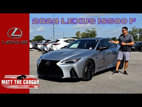 Is the 2024 Lexus IS 500 F Sport the best performance sedan? Review and test drive.