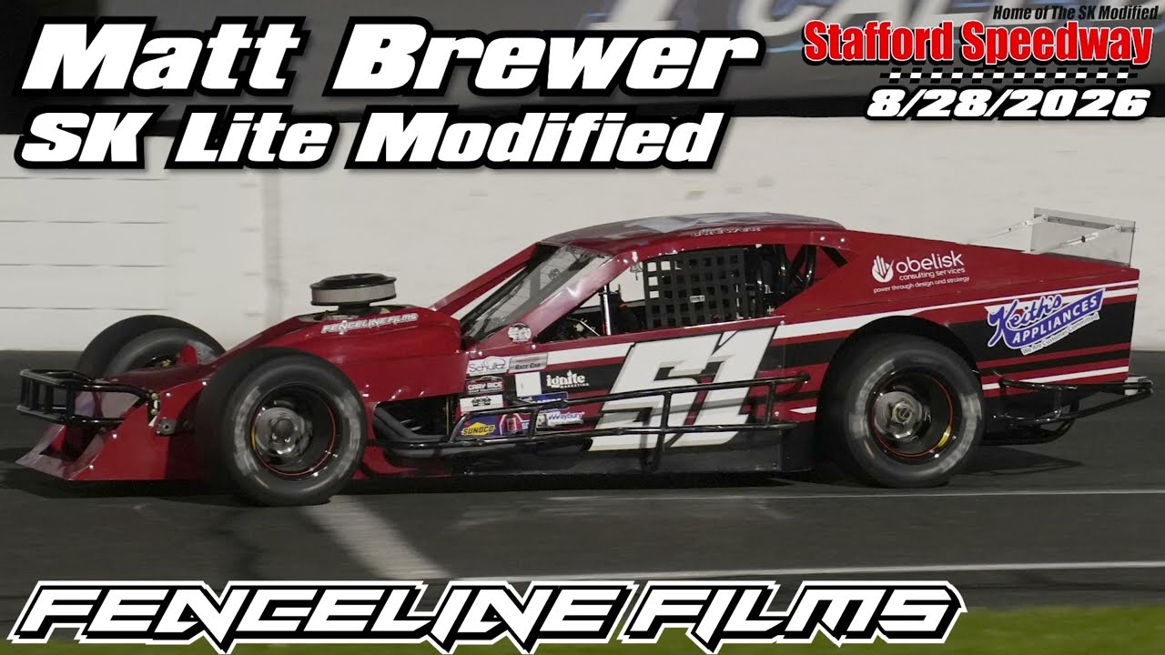 Matt Brewer SK Lite Modified at Stafford Speedway