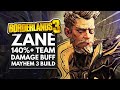 Borderlands 3 Best Builds | Zane 140%+ Team Damage Buff Mayhem 3 Build