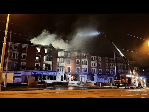 Hotel Fire Live🔥 Blackpool: New Hacketts