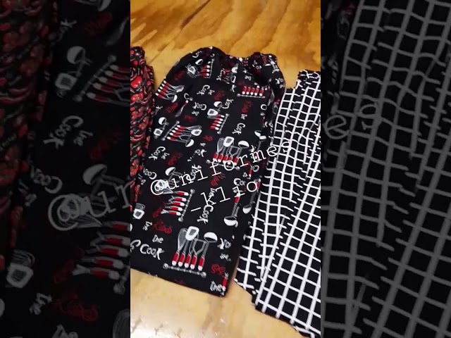 Vídeo relacionado con Pantalones de cocinero para hombre, cintura elástica, pantalones de trabajo para hotel, restaurante, ropa de trabajo, pantalones de chándal holgados con impresión cómoda, pantalones cargo sueltos y