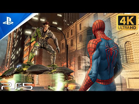 The Amazing Spider-Man 2 | Gameplay vs Green Goblin [4K] PS5™