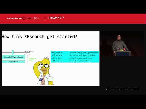 OffensiveCon19 - Alex Matrosov - Attacking Hardware Root of Trust from UEFI Firmware