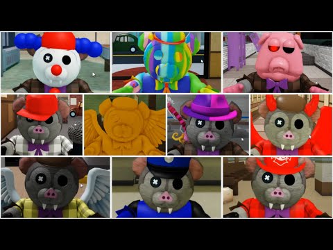 ROBLOX PIGGY 10 BAKARI JUMPSCARES - Roblox Piggy Jumpscares