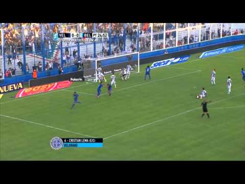 Gol de Lema e/c. Vélez 1 - Belgrano 0. Fecha 6. Primera División 2015. FPT.