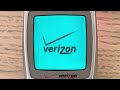 LG VX10 Verizon Wireless Startup Shutdown Main LCD