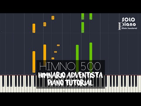 HIMNO 500 - Hazme tu siervo | Piano Tutorial + Partitura