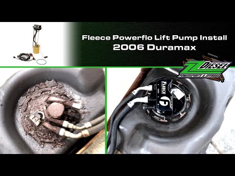 Fleece Powerflo Lift Pump Install, 2006 LBZ Duramax