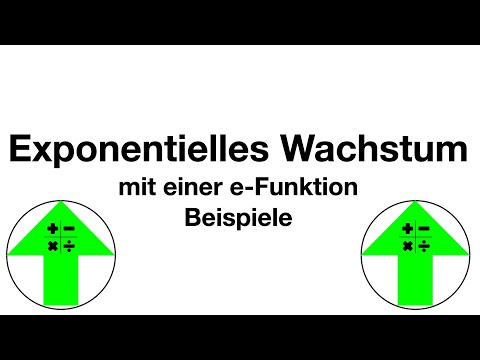 Exponential growth with the exponential function - example