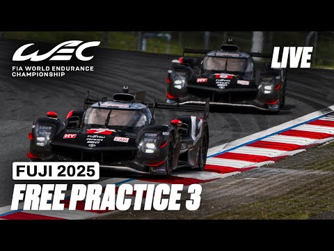 LIVE Free Practice 3 (English) I 6 Hours of Fuji 2025 I FIA WEC