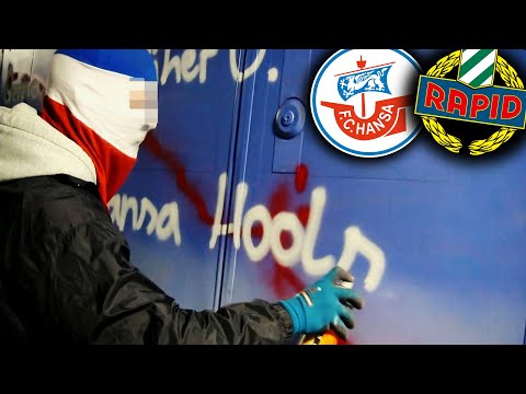 When Hansa Hools invite Ultras Rapid to dance...