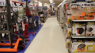 HARBOR FREIGHT TOOLS STORE TOUR - Garage Vlog Racers Creed
