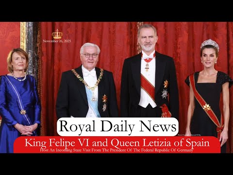 King Felipe VI and Queen Letizia of Spain Host a State Visit at the Royal Palace And More #RoyalNews