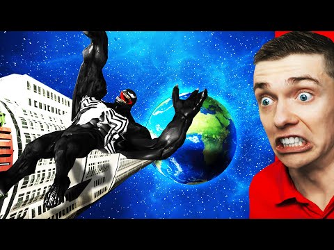 Throwing VENOM Off SPACE TOWER In GTA 5
