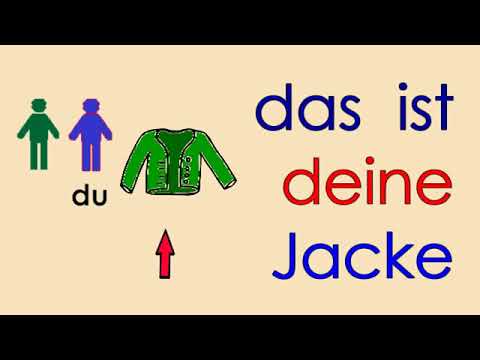 Deutsch lernen Grammatik 9: der - ein - kein - mein - dein ...