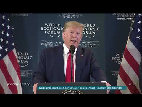 US-Präsident Donald Trump zum Eröffnungsplädoyer des Impeachment-Verfahrens vom 22.01.20