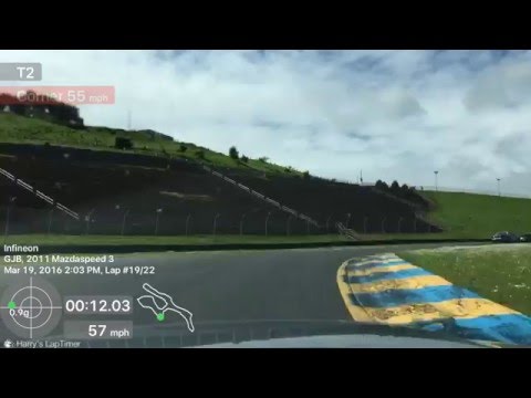 Mazdaspeed 3 Sonoma raceway 3/19/2016