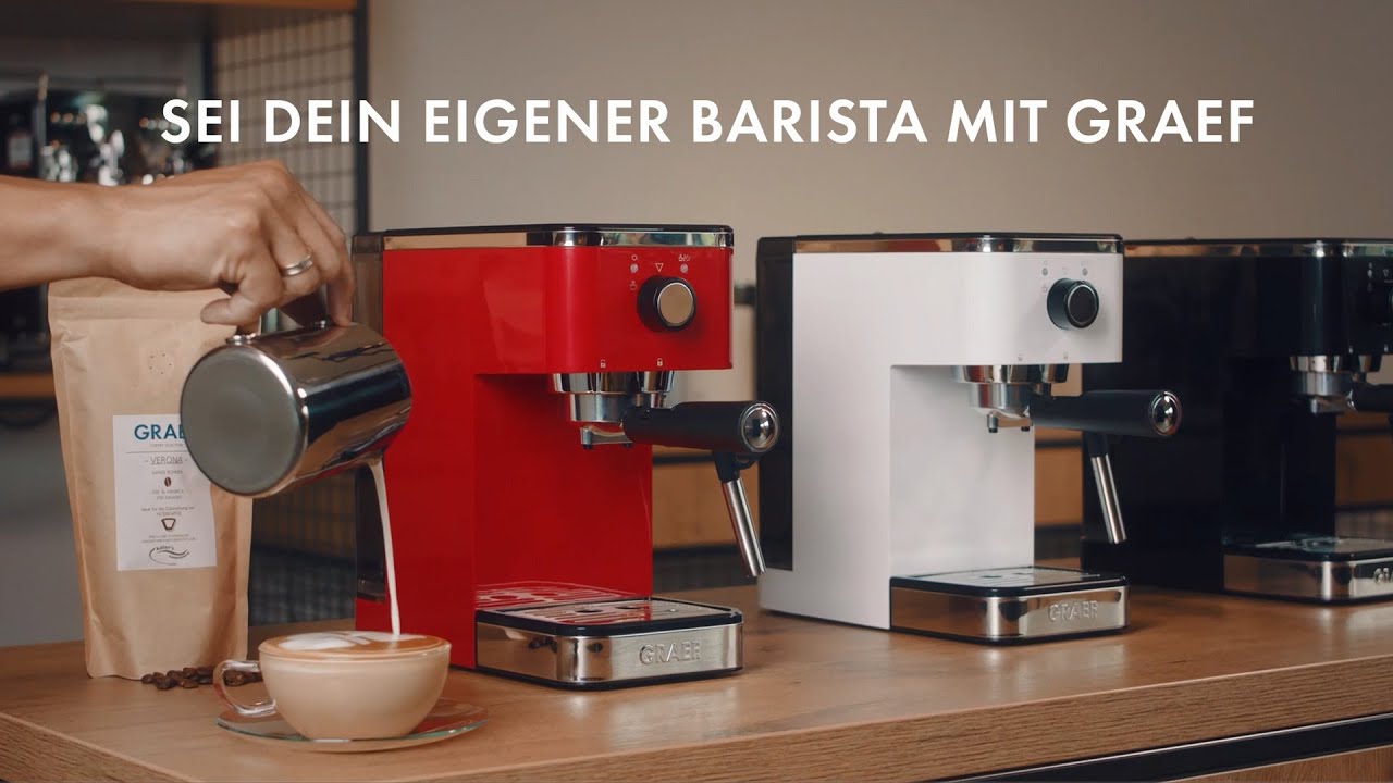 Кофеварка рожковая GRAEF ES403EU video preview