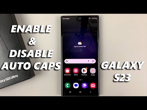 How To Enable / Disable Auto Capitalization On Galaxy S23/S23+/Ultra Samsung Keyboard and Gboard