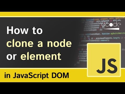 Node cloneNode Javascript DOM