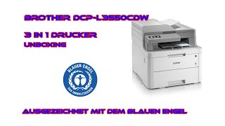 Brother DCP-L3550CDW Unboxing