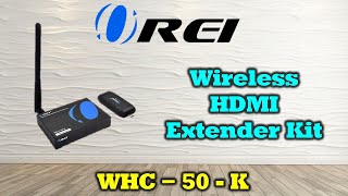 OREI Wireless HDMI Extender upto 50 Feet |USB-C Transmitter Dongle & Receiver : WHC-50K