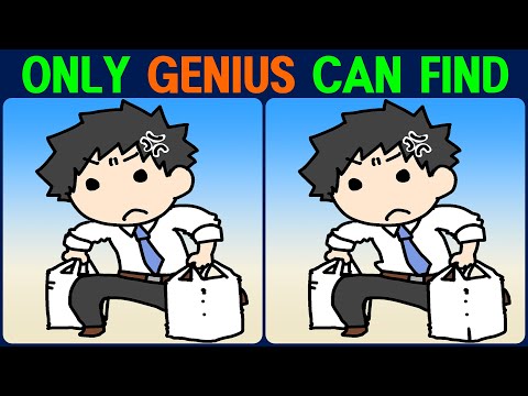 【Find the Difference】 To exercise your brain! Find the difference in 90 seconds!