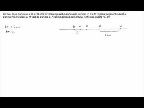 Segmente congruente, probleme rezolvate (6e24)