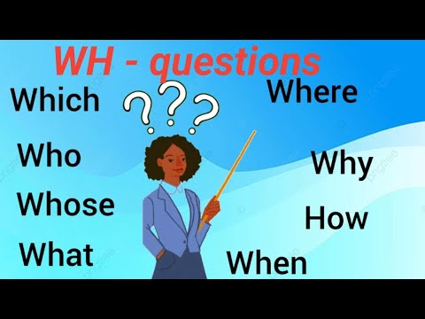 Wh-questions | where,what,when,why,which,how,who,whose | English speaking practice