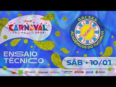 ENSAIO TÉCNICO - ACADÊMICOS DO TUCURUVI  | CARNAVAL SP 2026 | 10.01.2026