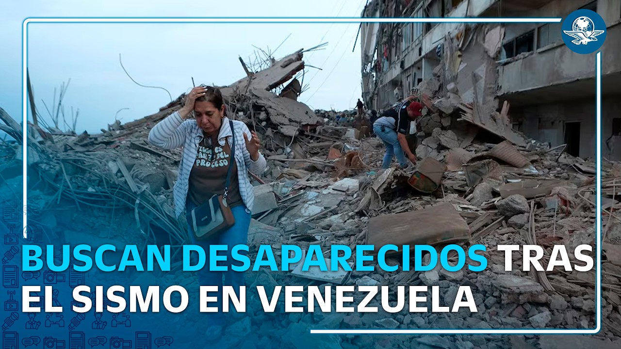Buscan desesperadamente a desaparecidos tras terremotos en Venezuela