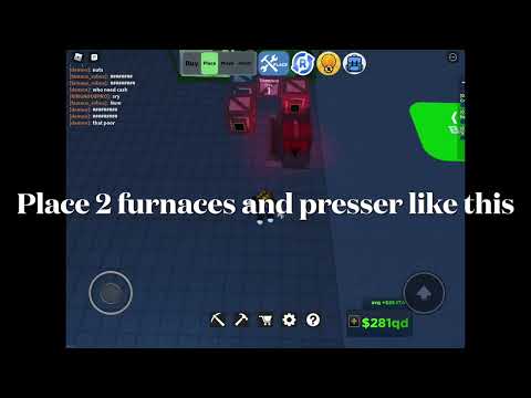 Good tier 3 layout Roblox Factory simulator (LIVING ALLOY GEAR)
