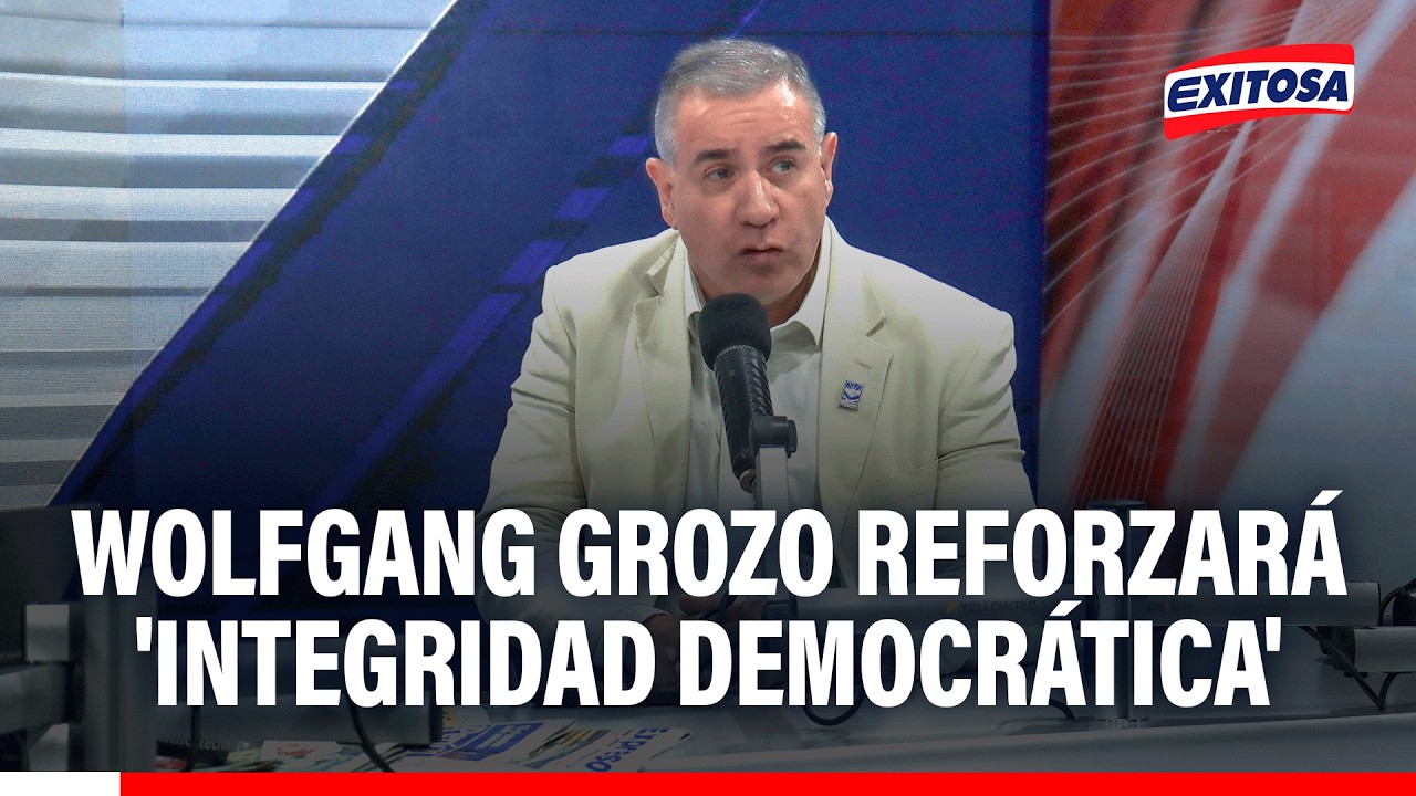 🔴🔵 Wolfgang Grozo reforzará 'Integridad Democrática' con miras a elecciones de 2031