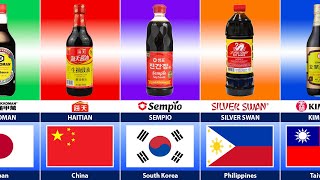 Soy Sauce Brands From Different Countries