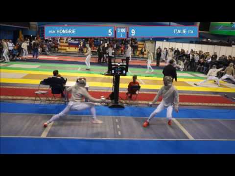 T8. ITALIE - HONGRIE. Sabre men teams.