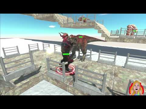 Infernals Kozarog The Demon vs T-REX battle | Animal Revolt Battle Simulator